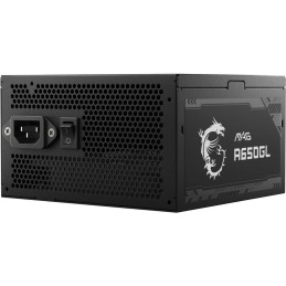 MSI zdroj MAG A650GL/ 650W/ ATX/ akt. PFC/ 7 let celk. záruka/ 120mm fan/ modulární kabeláž/ 80PLUS Gold