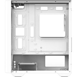 Zalman skříň M4 White / miniT / 4x 120mm ARBG fan / 2xUSB 3.0 / 1xUSB 2.0 / tvrzené sklo / bílá