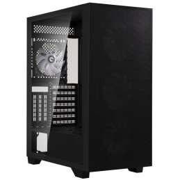BitFenix skříň Flow FRGB/ ATX / 4x120mm FRGB fan / 2xUSB 3.0  / tvrzené sklo / černá