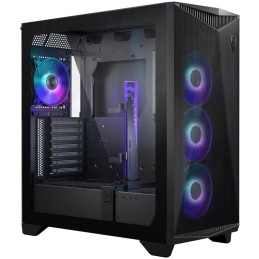 MSI skříň MPG GUNGNIR 300R AIRFLOW/ bez zdroje/ levé temperované sklo/ 4x 120 mm A-RGB fan/ 1x USB-C/ 2x USB3.2/ černá