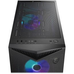 MSI skříň MPG GUNGNIR 300R AIRFLOW/ bez zdroje/ levé temperované sklo/ 4x 120 mm A-RGB fan/ 1x USB-C/ 2x USB3.2/ černá