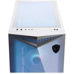 MSI skříň MPG GUNGNIR 300R AIRFLOW WHITE/ bez zdroje/ bílý/ levé temperované sklo/ 4x 120 mm A-RGB fan/ 1x USB-C/ 2x USB