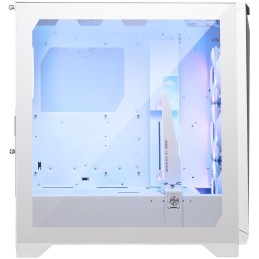 MSI skříň MPG GUNGNIR 300R AIRFLOW WHITE/ bez zdroje/ bílý/ levé temperované sklo/ 4x 120 mm A-RGB fan/ 1x USB-C/ 2x USB