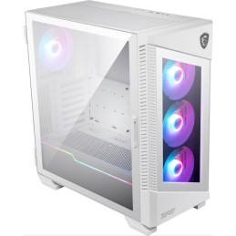 MSI skříň MPG VELOX 100R WHITE/ bez zdroje/ levé temperované sklo/ 4x ARGB 120 mm fan/ 1x USB3.1 Type-C/ 2x USB3.0/ bílá