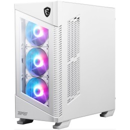 MSI skříň MPG VELOX 100R WHITE/ bez zdroje/ levé temperované sklo/ 4x ARGB 120 mm fan/ 1x USB3.1 Type-C/ 2x USB3.0/ bílá