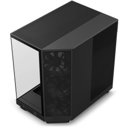 NZXT skříň H6 Flow dvoukomorová / MidT / 3x120mm fan / 2xUSB 3.2 / USB-C / prosklená bočnice i čelo / černá