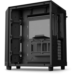 NZXT skříň H6 Flow RGB dvoukomorová / MidT / 3x120mm RGB fan / 2xUSB 3.2 / USB-C / prosklená / černá