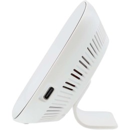 NEDIS Wi-Fi chytrý monitor kvality ovzduší/ včetně displeje/ Oxid uhličitý (CO2)/ teplota / vlhkost/ černo-bílý