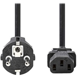 NEDIS napájecí kabel 230V/ přípojný 10A/ konektor IEC-320-C13/ přímá zástrčka Schuko/ černý/ bulk/ 5m