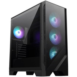MSI skříň MAG FORGE 320R AIRFLOW/ bez zdroje/ levé temperované sklo/ 4x 120 mm A-RGB fan/ 2x USB3.2/ černá