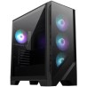 MSI skříň MAG FORGE 320R AIRFLOW/ bez zdroje/ levé temperované sklo/ 4x 120 mm A-RGB fan/ 2x USB3.2/ černá