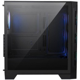 MSI skříň MAG FORGE 320R AIRFLOW/ bez zdroje/ levé temperované sklo/ 4x 120 mm A-RGB fan/ 2x USB3.2/ černá