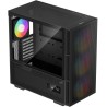 DEEPCOOL skříň CH560 Digital / MidT/ 3x140 a 120mm ARGB fan / USB 3.0 / USB-C/ tvrzené sklo / digitální displej / černá
