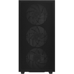 DEEPCOOL skříň CH560 Digital / MidT/ 3x140 a 120mm ARGB fan / USB 3.0 / USB-C/ tvrzené sklo / digitální displej / černá