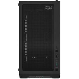 DEEPCOOL skříň CC360 ARGB / MicroATX / 3x120 ARGB fan / USB 2.0 / USB 3.0 / tvrzené sklo / černá