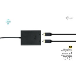 I-tec USB-C Dual 4K/60Hz (single 8K/30Hz) Display Port video adaptér
