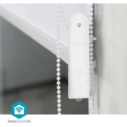 NEDIS chytrý motor (robot) se závěsem/ kabelový systém/ panelové závěsy/ římské rolety/ napájení z USB/ 2000 mAh/ BT/ bí