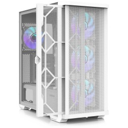 Zalman skříň Z10 Duo / ATX / 4x120 mm ARGB fan / 2xUSB 3.0 / USB-C / tvrzené sklo / bílá