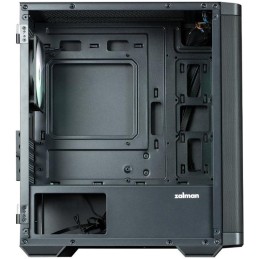 Zalman skříň M4 Black / miniT / 4x 120mm ARBG fan / 2xUSB 3.0 / 1xUSB 2.0 / tvrzené sklo / černá