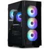 Zalman skříň I3 Neo / middle tower / ATX / 4x120 ARGB fan / 2xUSB 3.0 / 1xUSB 2.0 / skl. přední panel i bočnice / černá