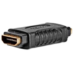 NEDIS adaptér HDMI/ zásuvka HDMI - zásuvka HDMI/ pozlacené konektory/ přímý/ černý/ box