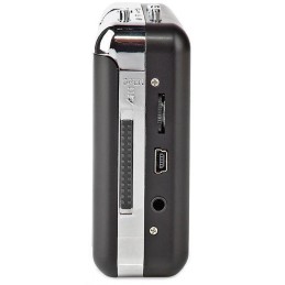 NEDIS kazetový převodník/ výstup 1x 3,5 mm/ 1x mini USB/ napájení z USB/ černý