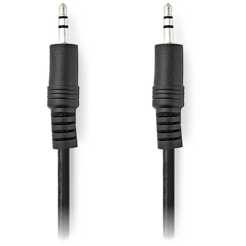 NEDIS stereo audio kabel s jackem/ zástrčka 3,5 mm - zástrčka 3,5 mm/ černý/ bulk/ 10m