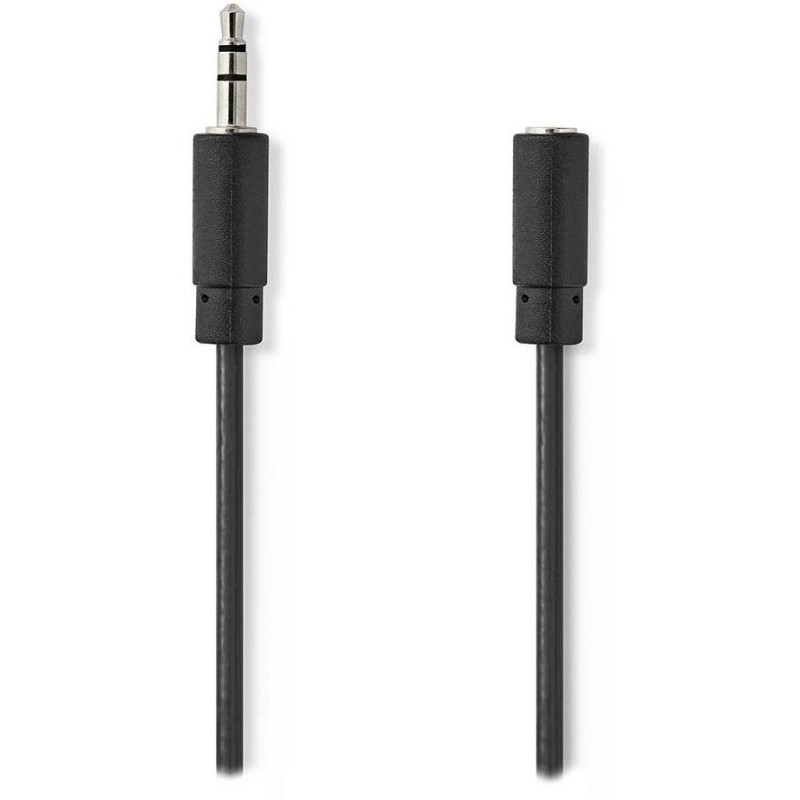 NEDIS prodlužovací stereo audio kabel s jackem/ zástrčka 3,5 mm - zásuvka 3,5 mm/ černý/ bulk/ 10m