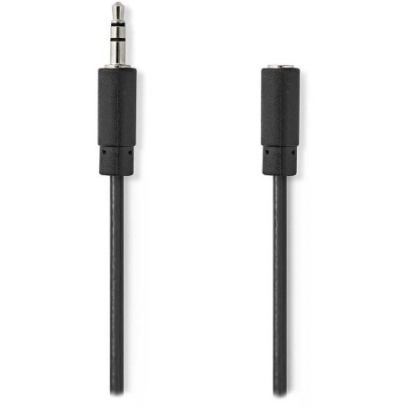 NEDIS prodlužovací stereo audio kabel s jackem/ zástrčka 3,5 mm - zásuvka 3,5 mm/ černý/ bulk/ 10m