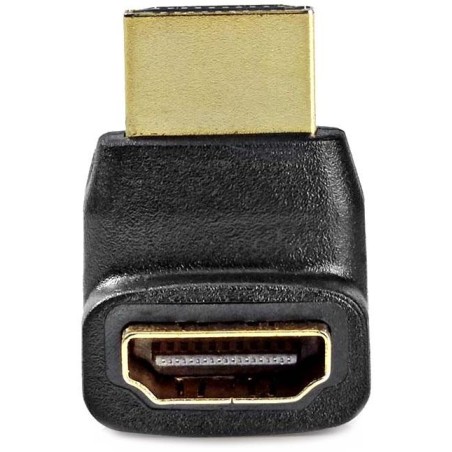 NEDIS adaptér HDMI/ konektor HDMI – zásuvka HDMI/ úhlový 270°/ černý/ box