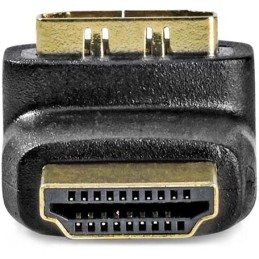 NEDIS adaptér HDMI/ konektor HDMI – zásuvka HDMI/ úhlový 270°/ černý/ box
