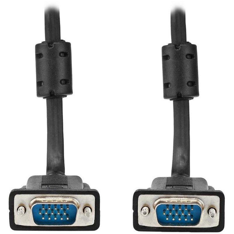 NEDIS kabel VGA (D-SUB)/ zástrčka VGA - zástrčka VGA/ černý/ bulk/ 3m