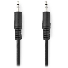 NEDIS stereo audio kabel/ 3,5mm jack zástrčka - 3,5mm jack zástrčka/ černý/ bulk/ 1m