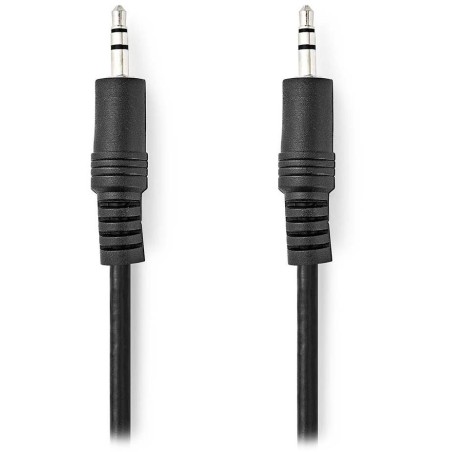 NEDIS stereo audio kabel/ 3,5mm jack zástrčka - 3,5mm jack zástrčka/ černý/ bulk/ 1m