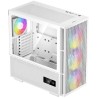 Obudowa DEEPCOOL CH560 Digital / MidT / wentylator 3x140 i 120mm ARGB / USB 3.0 / USB-C / szkło hartowane / wyświetlacz cyfrowy 