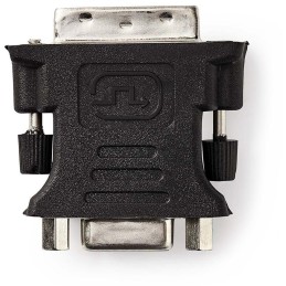 NEDIS adaptér DVI - VGA/ 24+5pinová zástrčka DVI-I - zásuvka VGA/ BOX/ černý