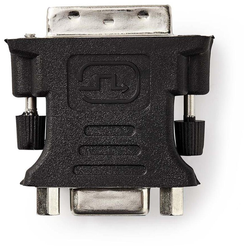 NEDIS adaptér DVI - VGA/ 24+5pinová zástrčka DVI-I - zásuvka VGA/ BOX/ černý