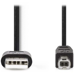NEDIS kabel USB 2.0/ zástrčka USB-A - zástrčka USB-B/ k tiskárně apod./ černý/ bulk/ 2m