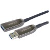 PremiumCord USB 3.0 predlžovací optický AOC kábel A/Male - A/Female 7m