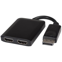 PremiumCord MST adaptér DisplayPort 1.2 - 2x HDMI, rozšíření+zrcadlení+2 obrazy, 4K*2K@60Hz