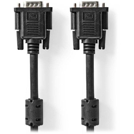 NEDIS kabel VGA (D-SUB)/ zástrčka VGA - zástrčka VGA/ černý/ bulk/ 10m