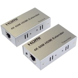 PremiumCord 4K HDMI extender na 60m přes jeden kabel Cat5e/Cat6