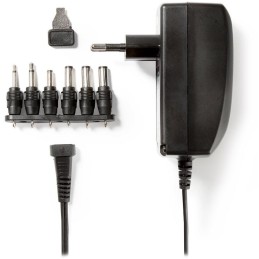 NEDIS univerzální napájecí AC adaptér/ 27 W/ 3 - 12 VDC/ 100 - 240 V AC/ 6 konektorů/ 1,8 m/ černý
