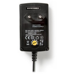 NEDIS univerzální napájecí AC adaptér/ 27 W/ 3 - 12 VDC/ 100 - 240 V AC/ 6 konektorů/ 1,8 m/ černý