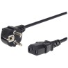 PremiumCord 230V kabel sieciowy do komputera 1m
