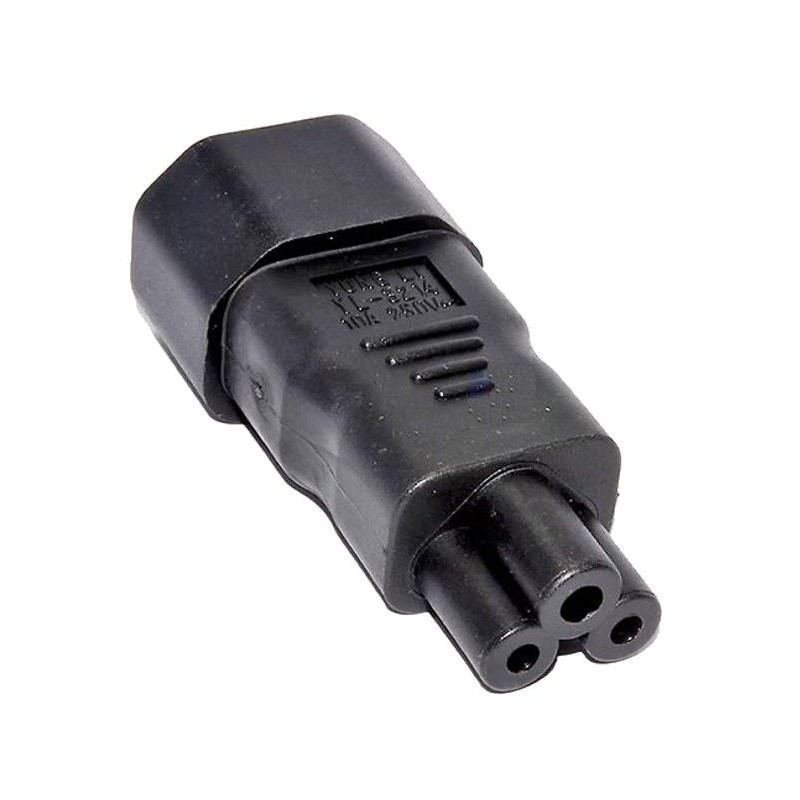 PremiumCord Adaptér IEC C14 na IEC C5  "trojlístek" napětí 230V, 2.5A