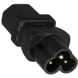 PremiumCord Adaptér IEC C13 female na IEC C6 male "trojlístek" napětí 230V, 2.5A