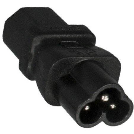 PremiumCord Adaptér IEC C13 female na IEC C6 male "trojlístek" napětí 230V, 2.5A