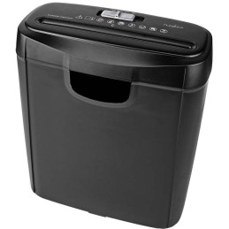 POŠKOZENÝ OBAL - NEDIS skartovačka PASH112BKA4/ formát A4/ velikost řezu 6mm/ stupeň utajení (DIN) 2/ objem nádoby 10 l/ černá