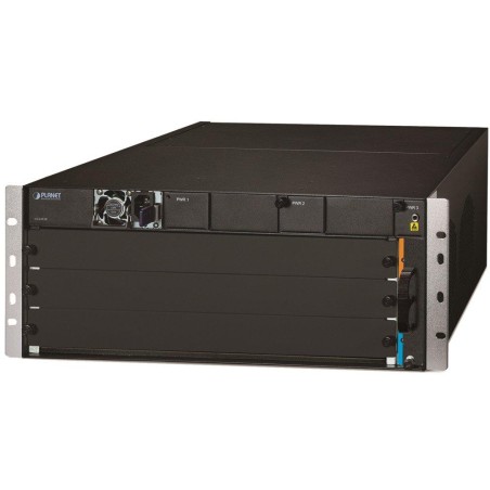 Planet CS-6303R L3 šasi pro instalaci modulů, 3-slot, 40Gb QSFP+, 10Gb SFP+, IPv6/IPv4, redundantní napájení, RING